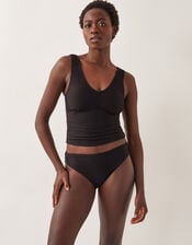 Alicia Rib Bikini Bottoms, Black (BLACK), large