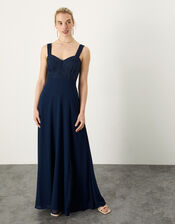 Lori Lace Maxi Dress, Blue (NAVY), large