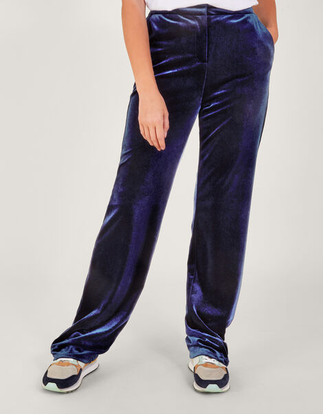 Blake Kick Flare Trousers, Blue (MIDNIGHT), large