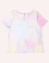 Ombre Sequin Unicorn T-Shirt, Pink (PINK), large