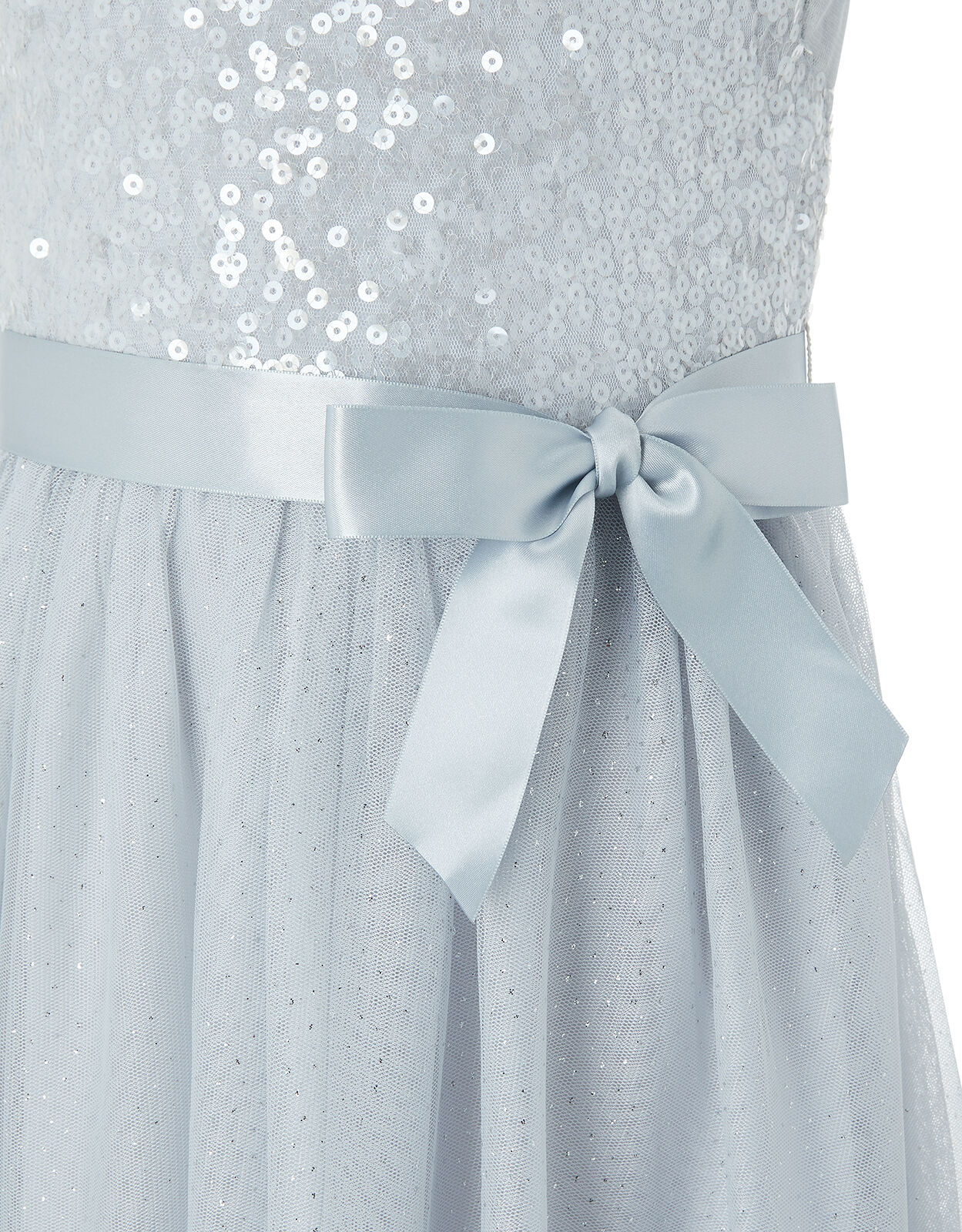 Truth Sequin Maxi Dress Grey Girls Dresses Monsoon Global