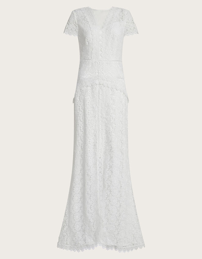 Sienna Lace Maxi Wedding Dress, Ivory (IVORY), large
