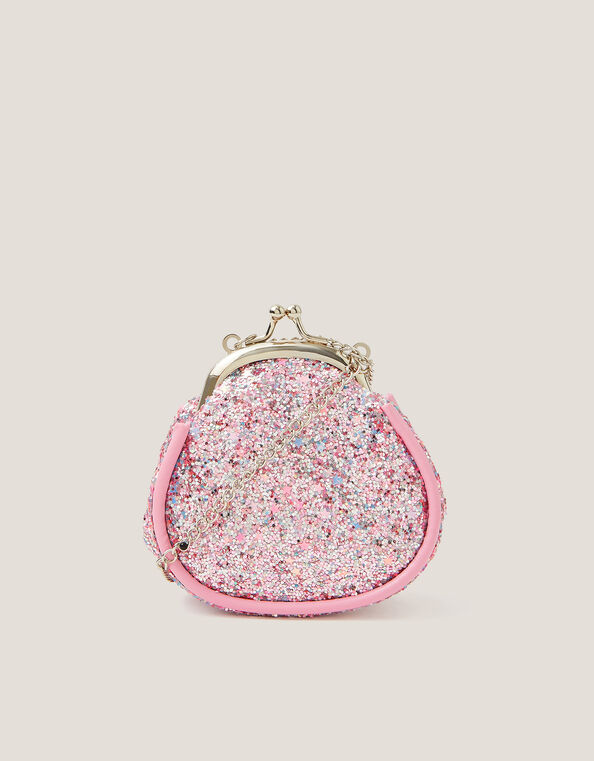 Mini Glitter Clip Frame Purse, , large