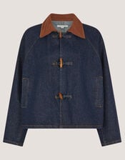 Kit Denim Barn Jacket, Blue (INDIGO), large