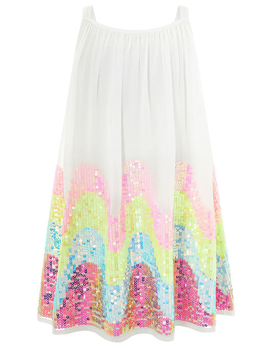 Sophia Rainbow Sequin Dress Multi Girls Dresses Monsoon Global