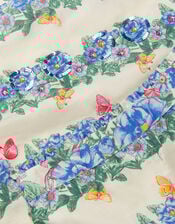 Clara Floral Print Top & Trouser Set, Ivory (IVORY), large