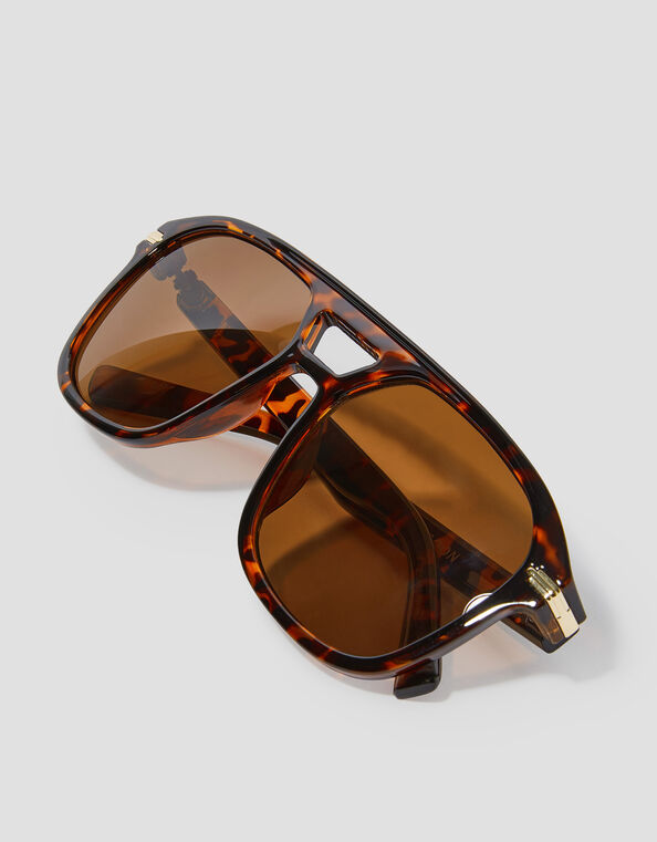 Tort Aviator Sunglasses, , large