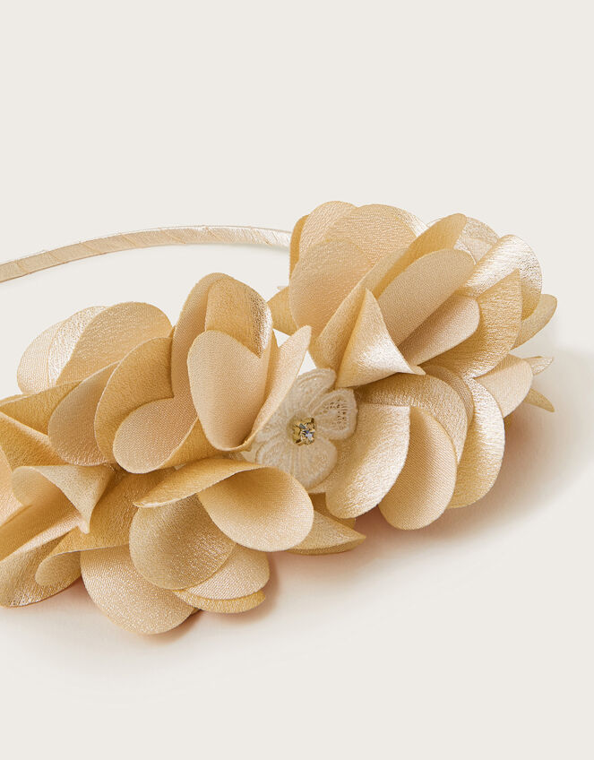 Ruffle Flower Headband, , large