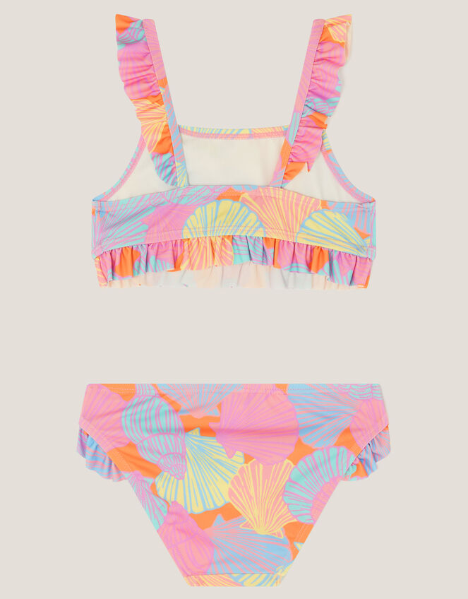Shell Print Frilly Bikini Set, Multi (MULTI), large