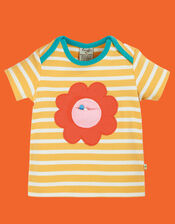 Frugi Bobster Interactive T-Shirt, Yellow (MUSTARD), large