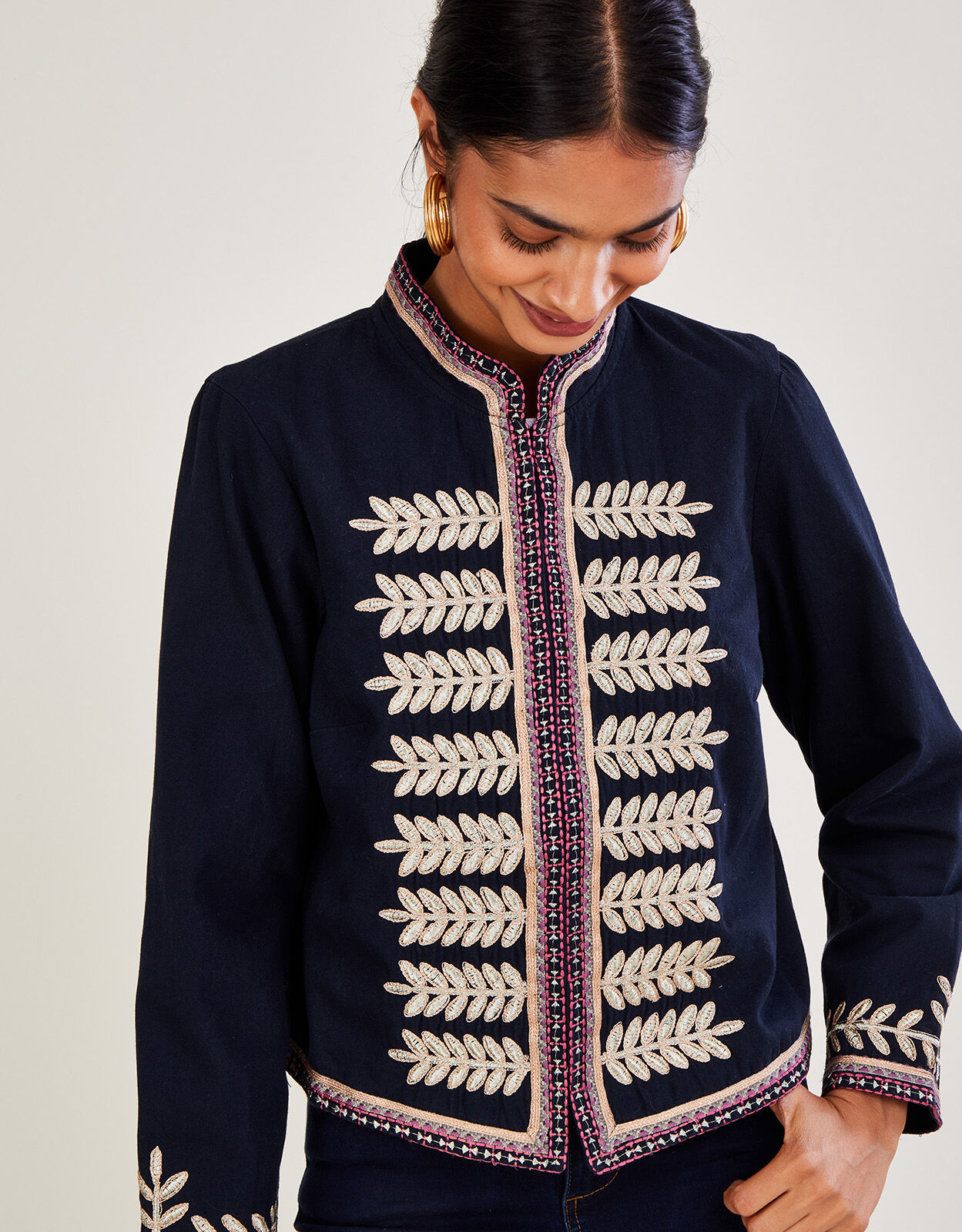 Monsoon 2025 navy jacket