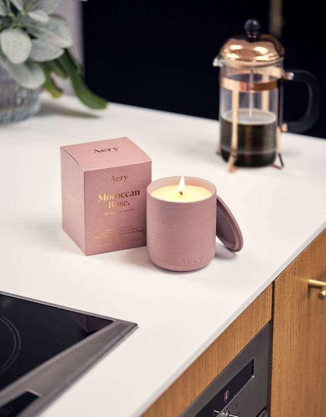 Aery Living Moroccan Rose Candle 280g, , large