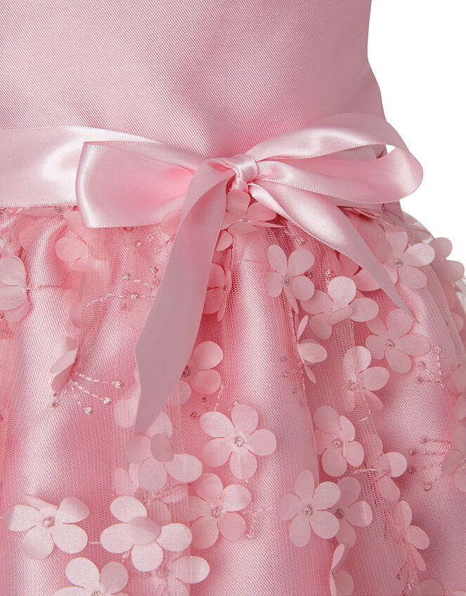 3D Flower Dress, Pink (DUSKY PINK), large