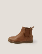 Leather Chelsea Boots, Tan (TAN), large