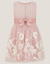 Baby Alicia Embroidered Lace Dress, Pink (PINK), large