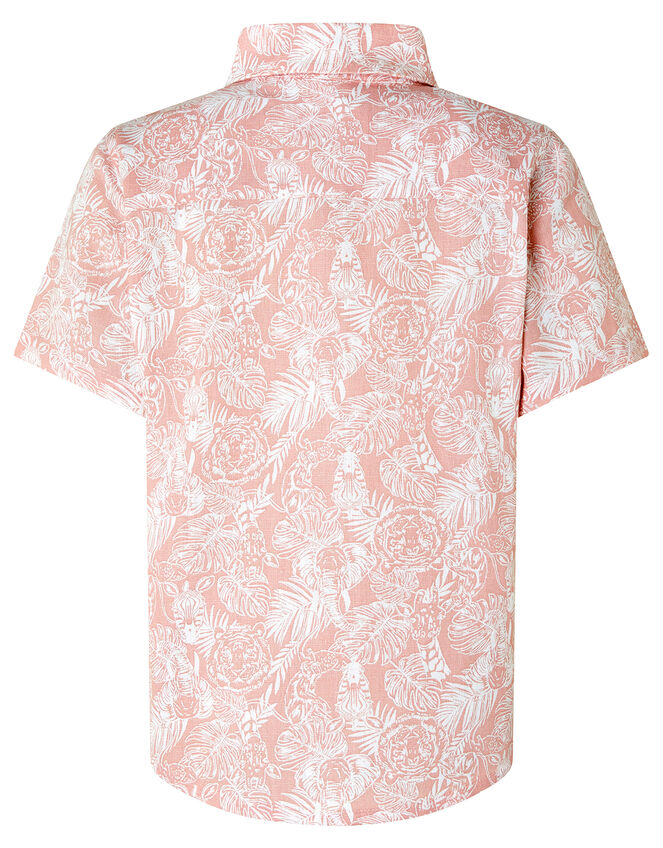 George Animal Shirt and Short Set, Pink (PINK), large