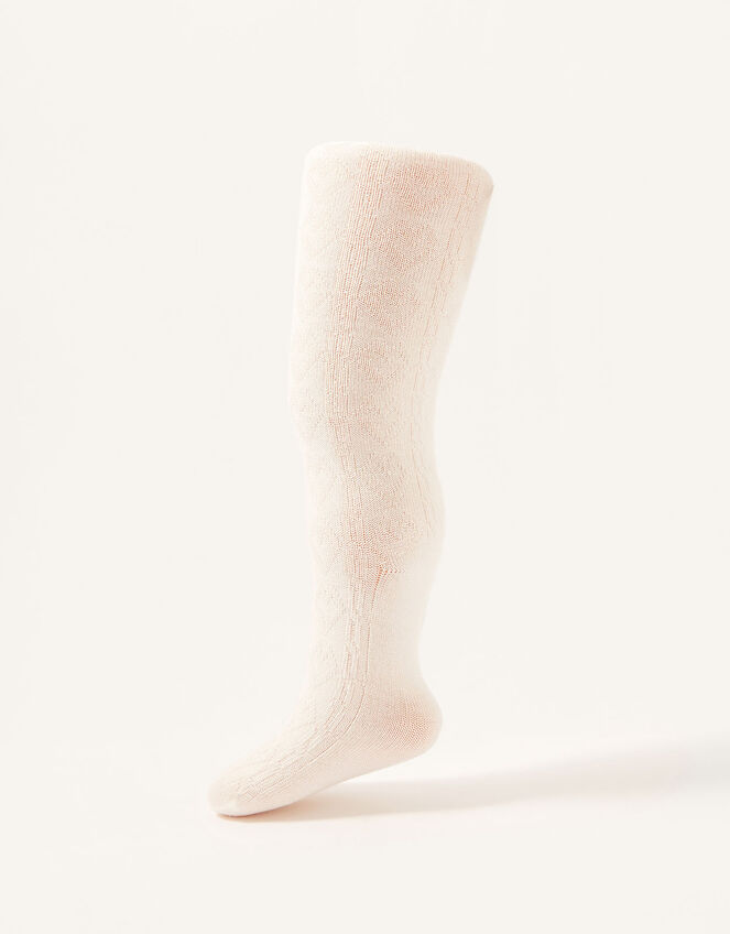 Baby Cable Knit Tights Multipack, Multi (MULTI), large