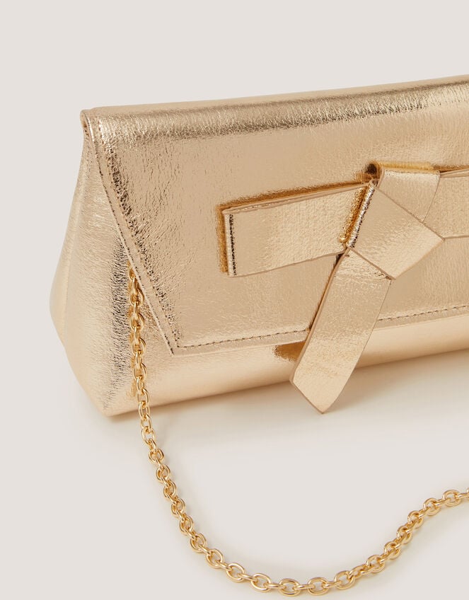 Pippa Bow Clutch Bag, , large