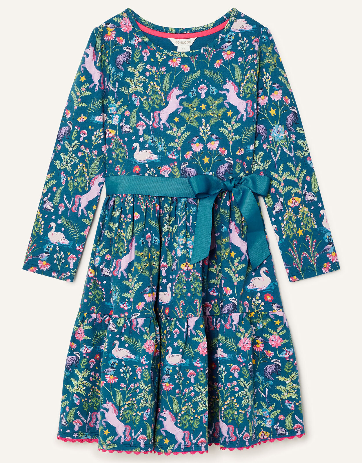monsoon girls navy dress