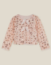 Lisbeta Floral Sequin Jacket, White (WARM IVORY), large