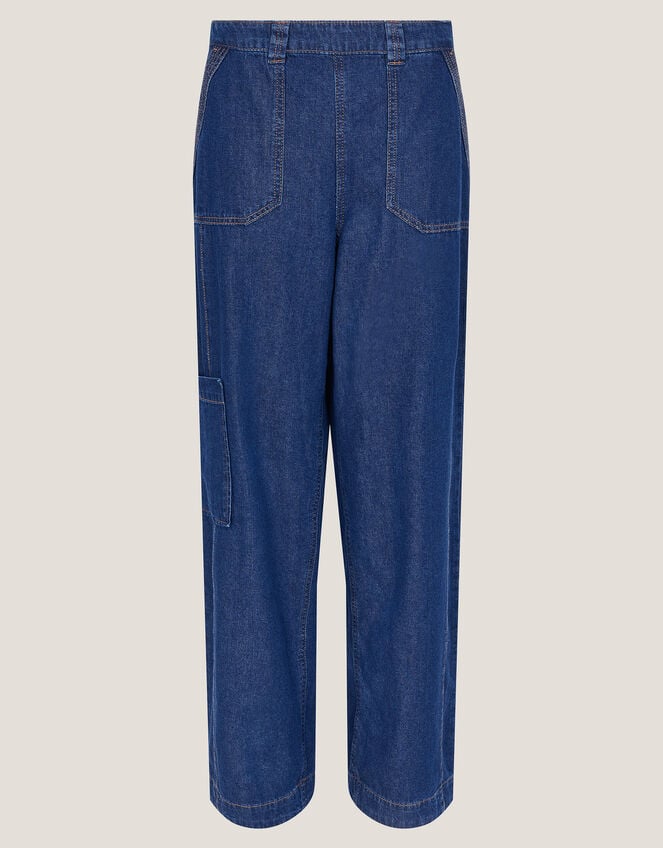Harper Utility Jeans, Blue (MID AUTHENTIC BLUE), large