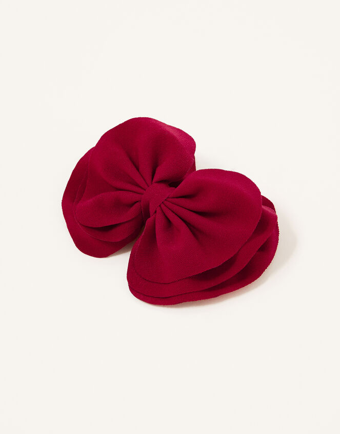 School Large Bow Hair Clip , , large