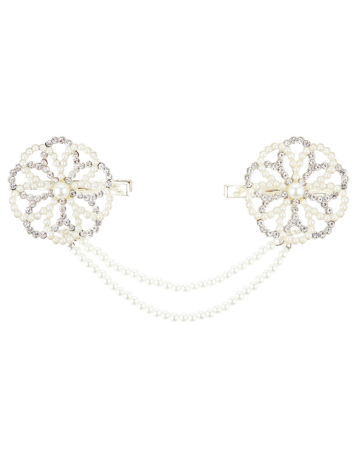 Pearl flower sale hair clip