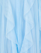 Scarla Sequin Ruffle Party Dress, Blue (PALE BLUE), large