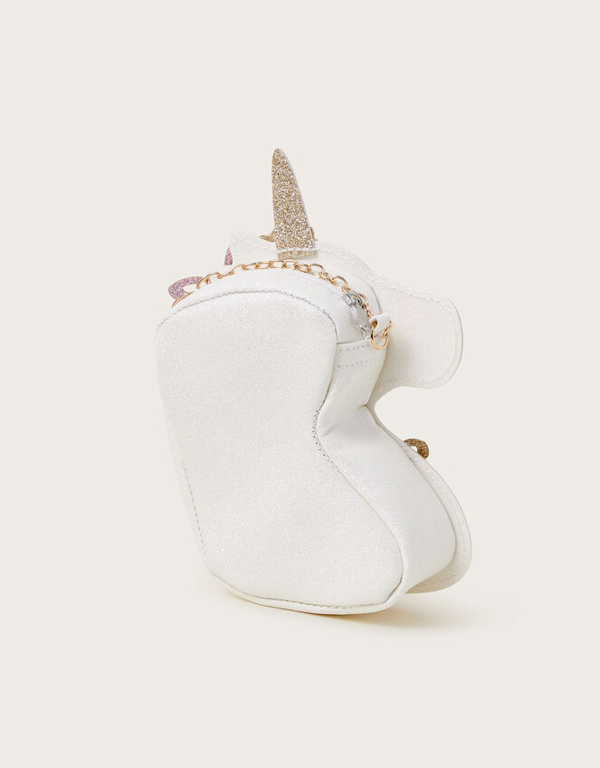 Ella Sequin Flower Unicorn Bag, , large