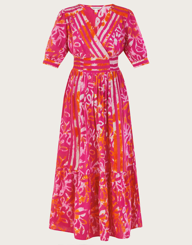 ARTISAN STUDIO Eliza Batik Dress, Orange (CORAL), large