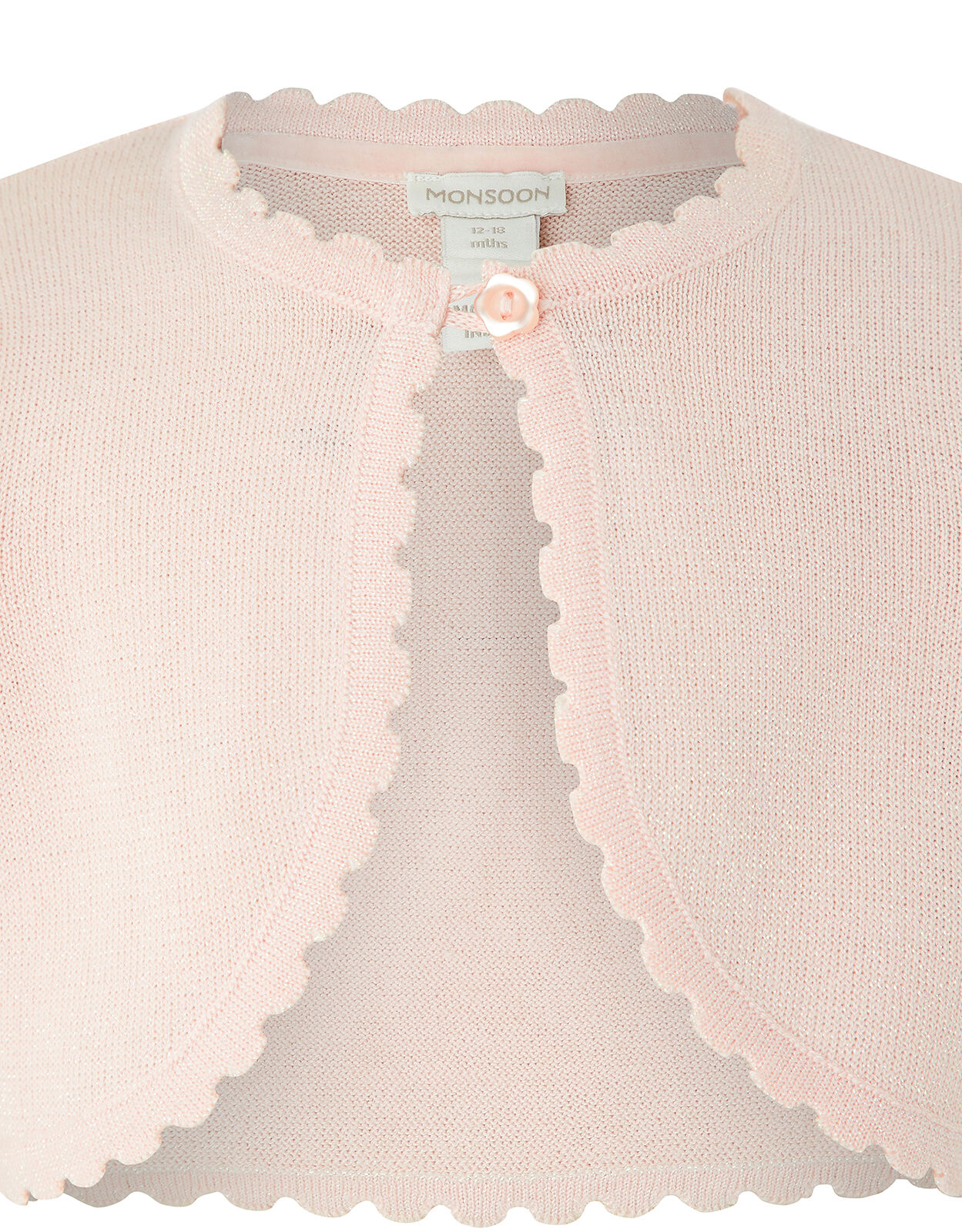 Baby Niamh Sparkle Knit Cardigan Pink Baby Girl Cardigans