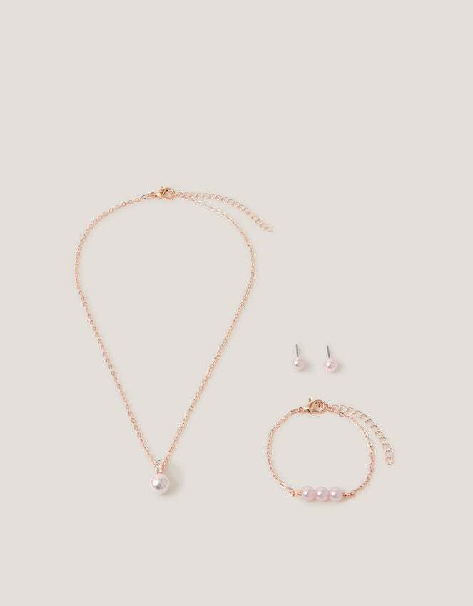 Bridesmaid Pearl Jewellery Set, , large