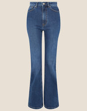 Denim Flare Jeans, Blue (DENIM BLUE), large