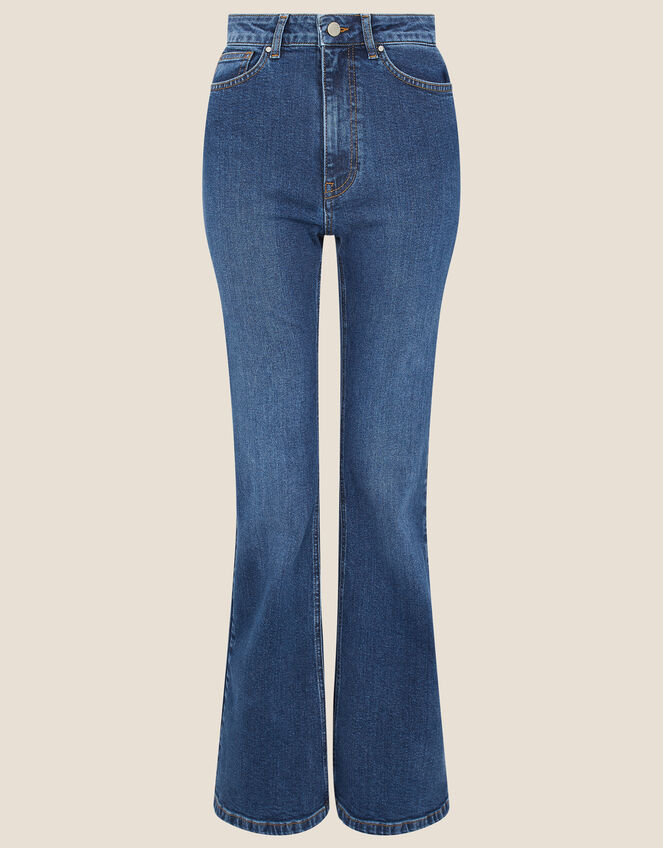 Denim Flare Jeans, Blue (DENIM BLUE), large