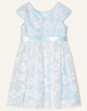 Floral Lace Dress , Blue (BLUE), large