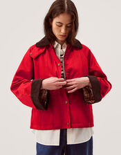 Riley Barn Jacket, Red (RED), large