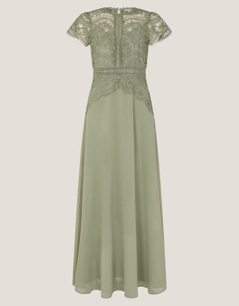 Monica Lace Bridesmaid Dress, Green (PALE GREEN), large