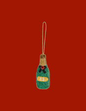 Anna + Nina Champagne Christmas Hanging Decoration, , large