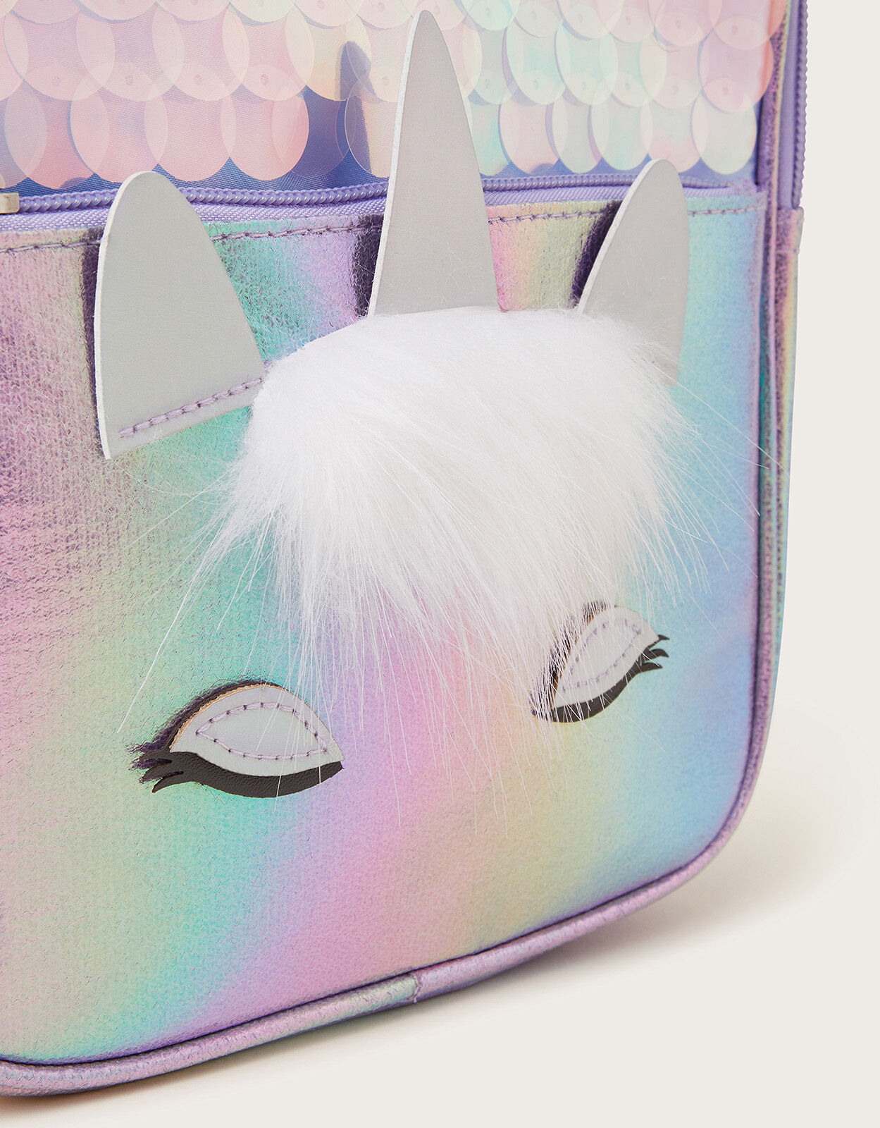Monsoon unicorn backpack top