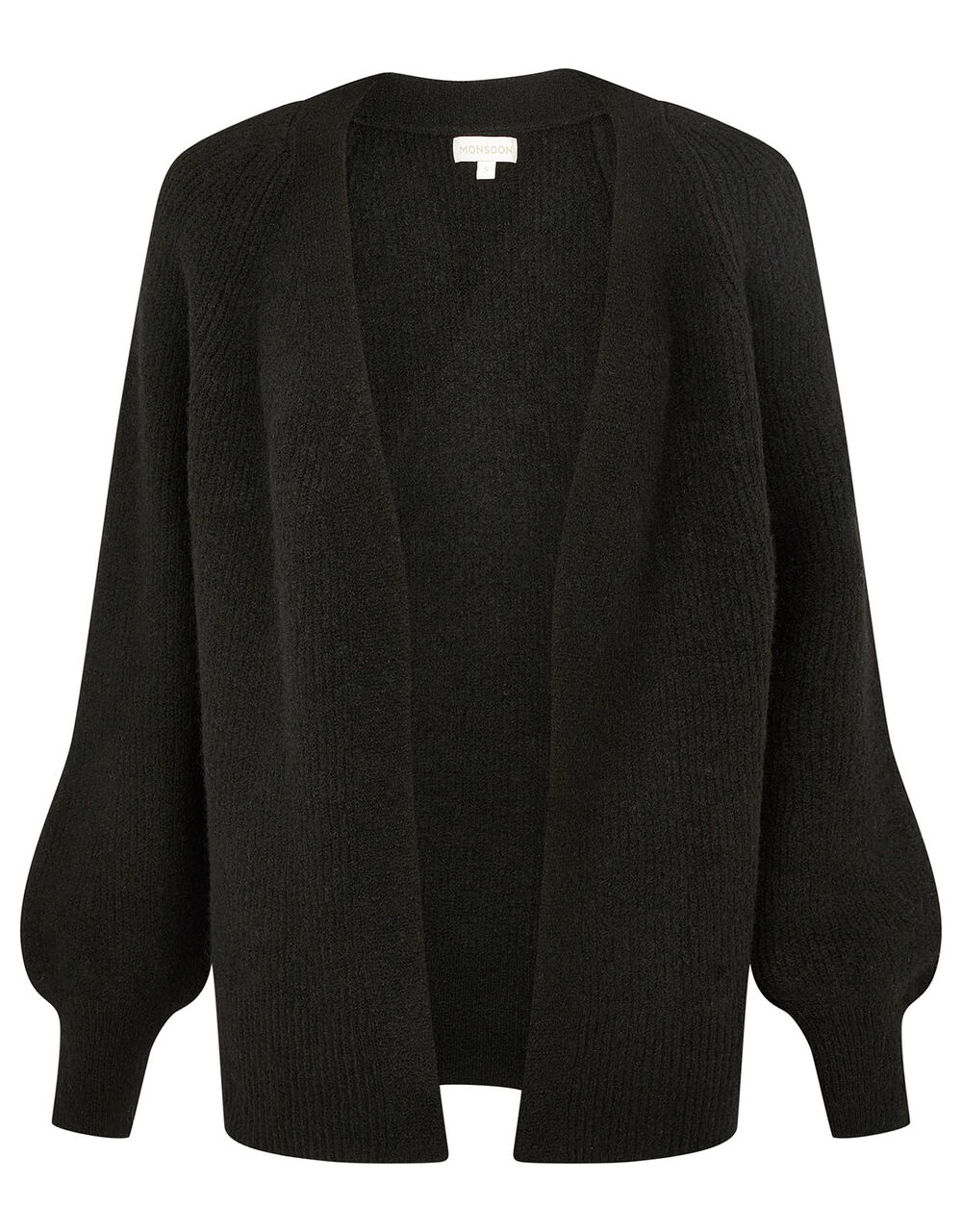 Cosy Knit Cardigan in Wool Blend Black | Cardigans | Monsoon Global.