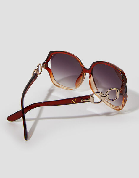 Ombré Oversized Sunglasses, , large