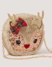 Fluffy Reindeer Bag, , large