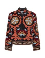 Moliin Claudia Embroidered Velvet Jacket, Multi (MULTI), large