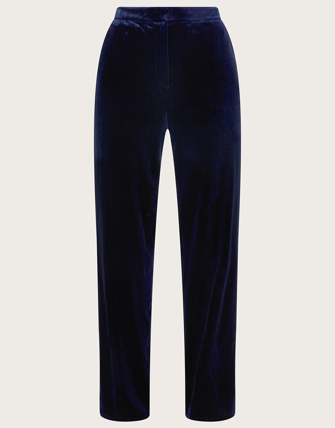 Meredith Trousers in Recycled Polyester, Blue (MIDNIGHT), large