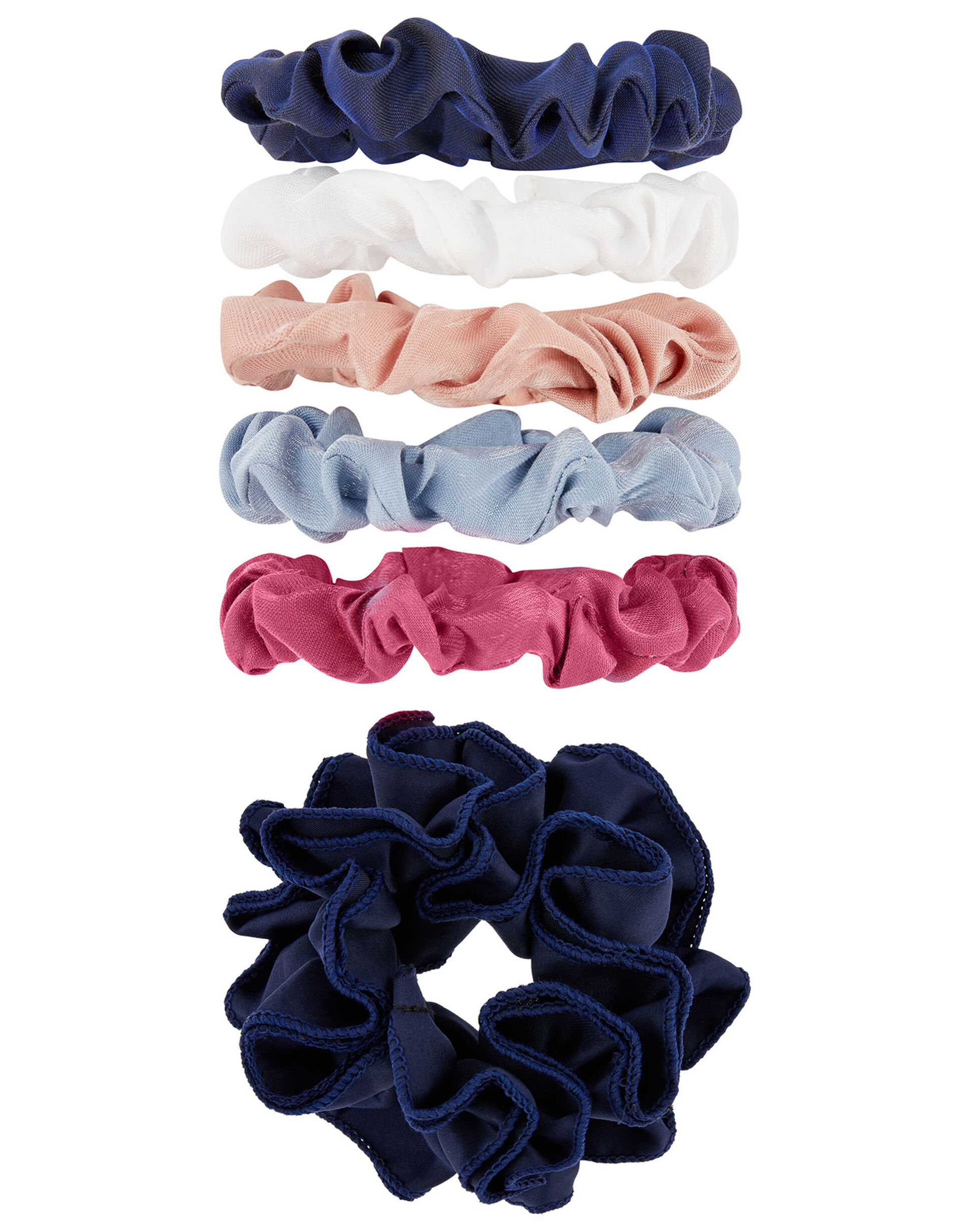 Ruffle Scrunchie and Mini Scrunchie Multipack, , large