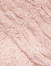 Floral Lace Prom Dress, Pink (DUSKY PINK), large