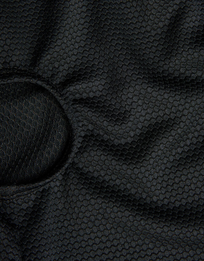 Texture Cut-Out Swimsuit, Black (BLACK), large