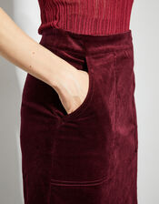 Amy Mini Skirt, Red (BURGUNDY), large