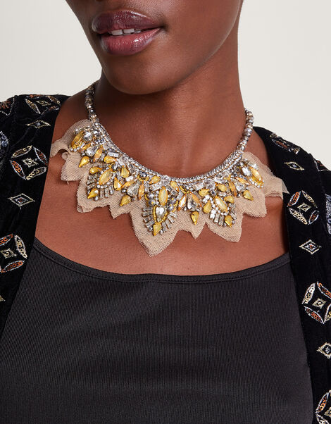 Amber Statement Necklace, , large