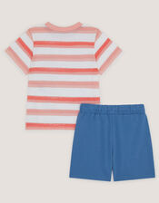 Octopus T-Shirt & Jersey Shorts Set, Orange (ORANGE), large